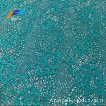 Fancy Jacquard Nylon Polyester Embroidered Lace Fabric